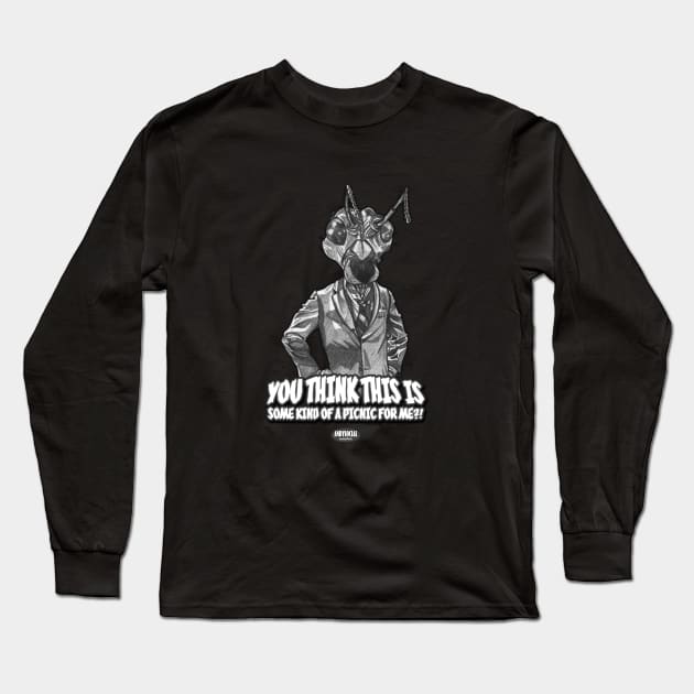 Mant Long Sleeve T-Shirt by AndysocialIndustries